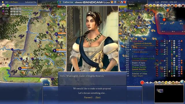 RUSSIAN plays as AMERICA // Dawn of Civilization - GLOBAL CAMPAIGN (episode 2) смотреть онлайн