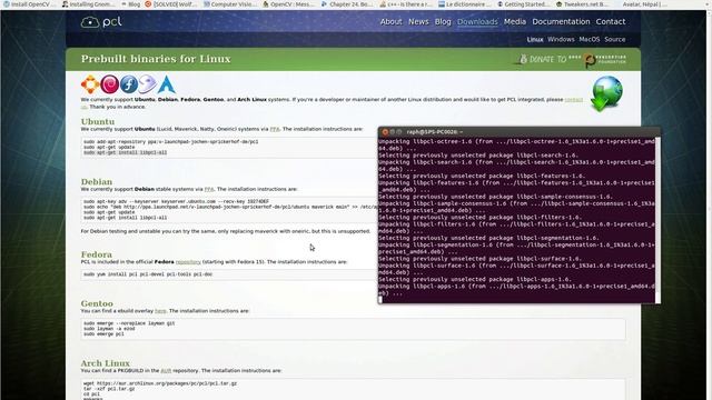 Install PCL from Binaries on Ubuntu смотреть онлайн