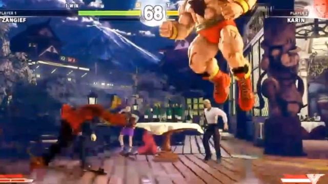 zangief beats karin with combo street fighter v смотреть онлайн