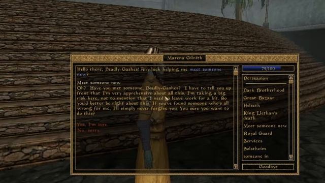 Morrowind The Matchmaker смотреть онлайн