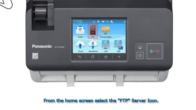 KV-N1058X: Scan to FTP смотреть онлайн