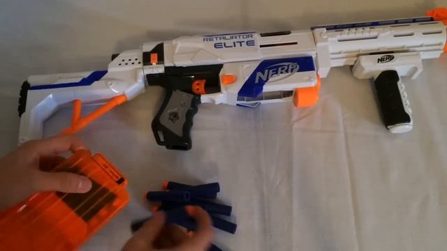 Nerf N-Strike Elite XD Retaliator Unboxing & Range Test смотреть онлайн