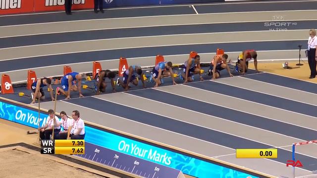 Men’s 60m Hurdles - IAAF World Indoor Tour in Glasgow 2018 HD смотреть онлайн