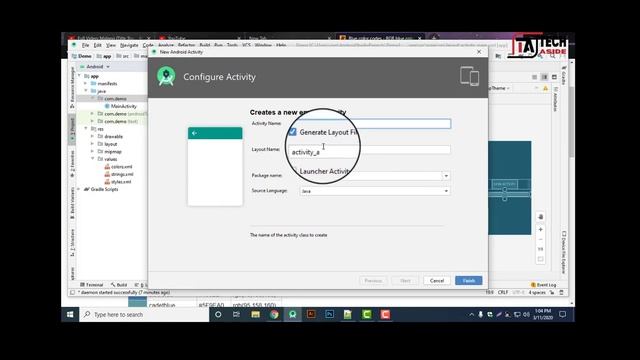 Open new activity /Another Activity Android Studio 3.6 with Button click(java) смотреть онлайн