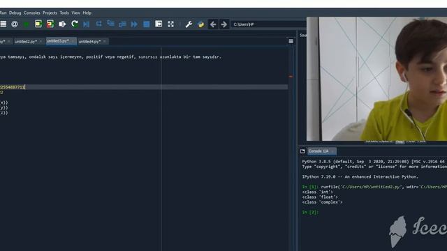 Spider Python 3.8'de sayı türleri смотреть онлайн