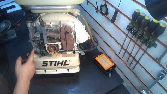 Поиск холостого хода на Stihl SR 420 смотреть онлайн
