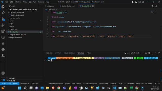 How to deploy your Docker Application to Azure Container Instance using GitHub Actions [CICD] смотреть онлайн