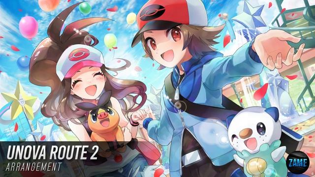 Route 2 Unova (Summer): Arrangement ► Pokémon Black & White смотреть онлайн