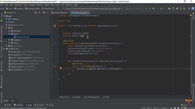 Android Firebase - 5 - How Save Data From Android App to Firebase | Firebase Realtime Database. смотреть онлайн