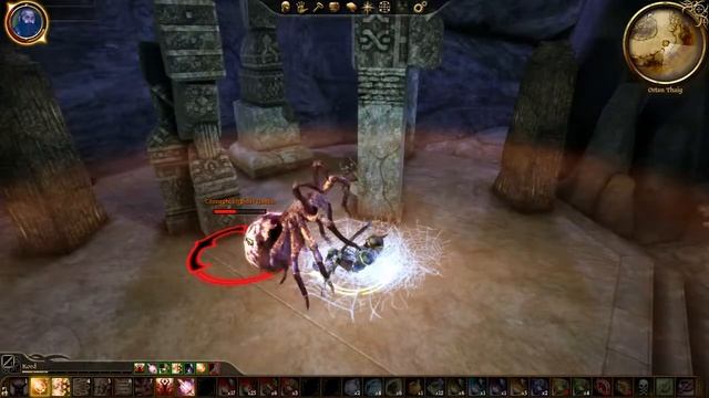 Dragon Age Origins: Solo warrior archer (Nightmare) #10 - Corrupted Spider Queen смотреть онлайн