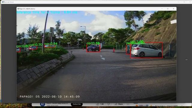 Object Detection – YOLO with OpenCV with CPU & GPU. EP06 物件偵測 смотреть онлайн