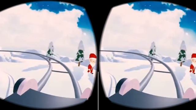 VR Christmas Journey Joy Ride - Американские горки в Рождество смотреть онлайн