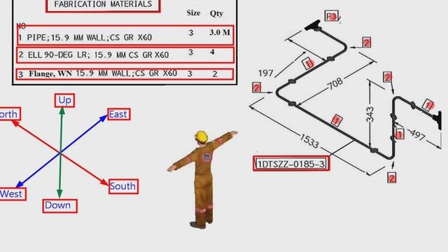 Piping Tutorial Video. Wire bending.3D model pipeline смотреть онлайн