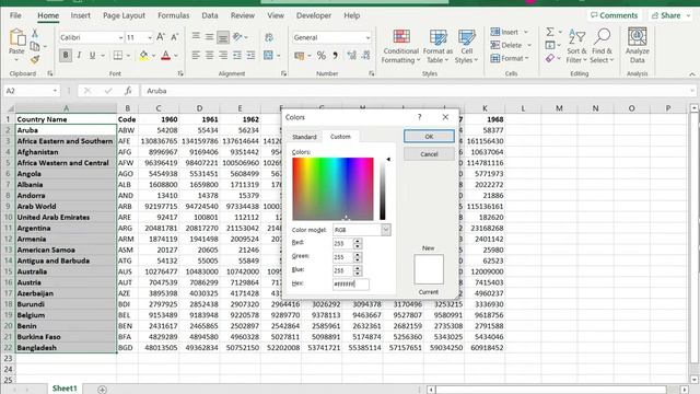 How to change the cell color in Excel смотреть онлайн