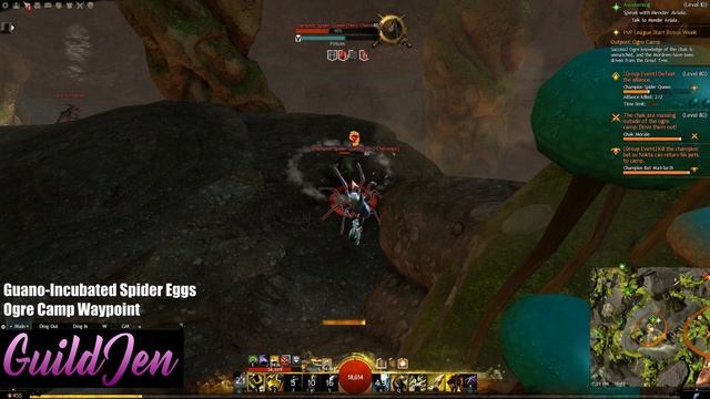 GW2 - Tangled Depths Hero Points Guide - Guild Wars 2 Heart of Thorns смотреть онлайн