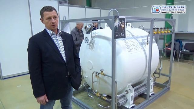Зибер Геннадий (Техгаз-ТК / Россия, Екб.) о 16-ой выставке Криоген-Экспо. Промышленные газы - 2017 смотреть онлайн