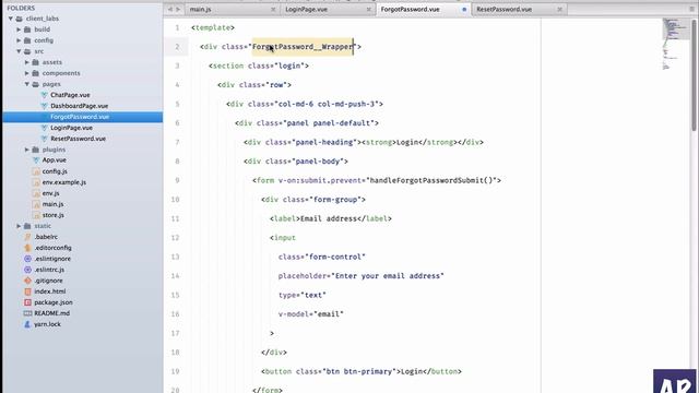#19 - Forgot Password client side part 3 смотреть онлайн