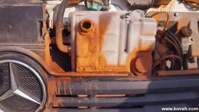 Ржавчина в системе охлаждения после воды в MERCEDES ATEGO смотреть онлайн