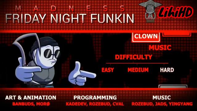 Madness Combat FNF Tricky mod Friday Night Funkin' main menu in Project Nexus style all characters смотреть онлайн