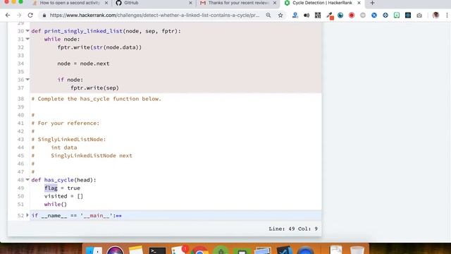 HackerRank Python Solutions - Cycle Detection смотреть онлайн