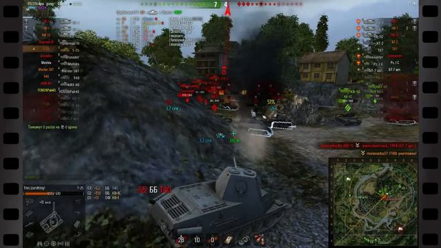Т-25 Красный бред -12 фрагов!)) Жемчужная река.World of Tanks 0.9.9 Full HD WOT(Евро сервер) смотреть онлайн