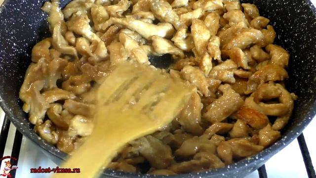 Курица по китайски с овощами в кисло сладком соусе смотреть онлайн