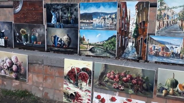 Вернисаж в Тбилиси Сухой мост и грузинское народное творчество смотреть онлайн