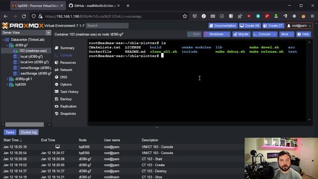 Chia Madmax Linux Container in Proxmox смотреть онлайн
