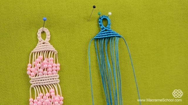 Beaded Macrame Bracelet - Easy Tutorial by Macrame School смотреть онлайн