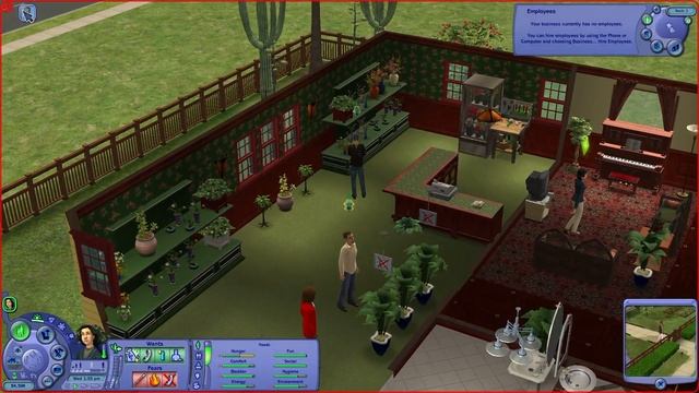 Running A Home Flower Shop! | The Sims 2: Open For Business смотреть онлайн