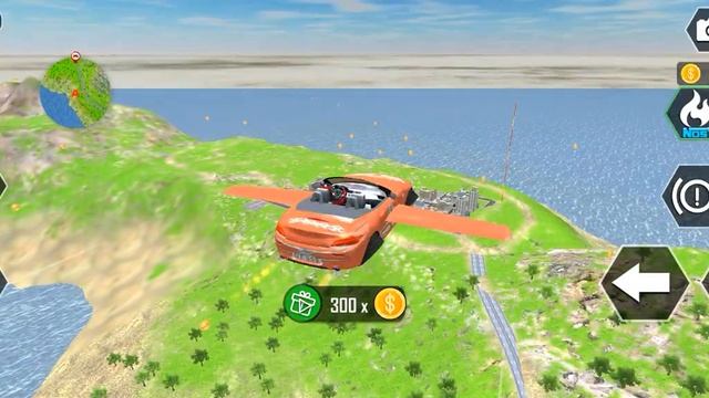 Flying Car Extreme Simulator 3d Game - Android Gameplay #1 смотреть онлайн