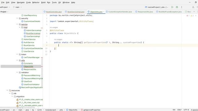 Java REST API wiht JWT-token, часть 11 смотреть онлайн