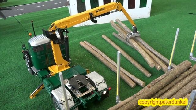 RC SAURER 2 DM WOOD LOGGER RC HYDRAULIC смотреть онлайн