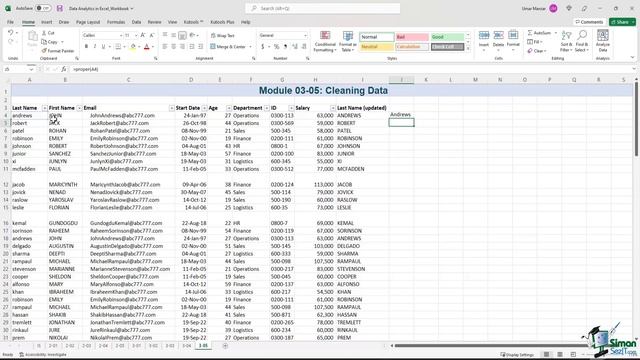 How to Clean Excel Data смотреть онлайн