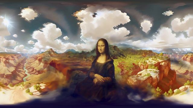 VR 360 - Mona Lisa by Leonardo Da Vinci смотреть онлайн