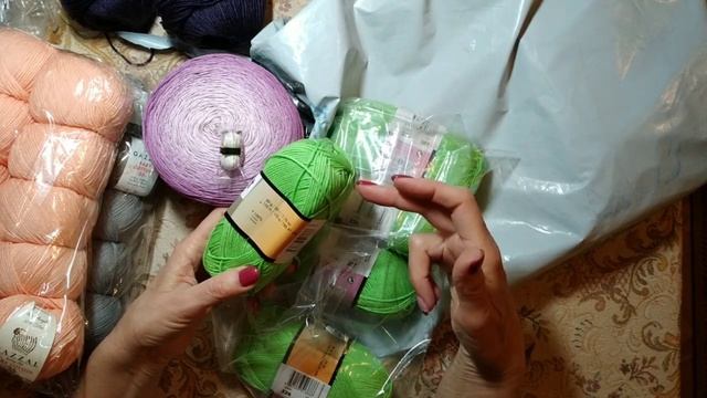 ?Получила посылку ?/такой пряжей я ещё не вязала /новая пряжа/новые планы.