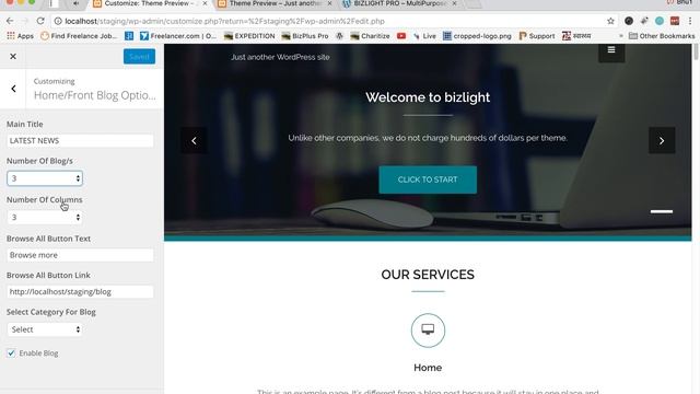 How to configure latest blog section of Bizlight Pro Theme смотреть онлайн