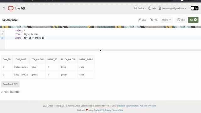 What are INNER JOINS in Oracle SQL ? | Oracle SQL | Live SQL смотреть онлайн