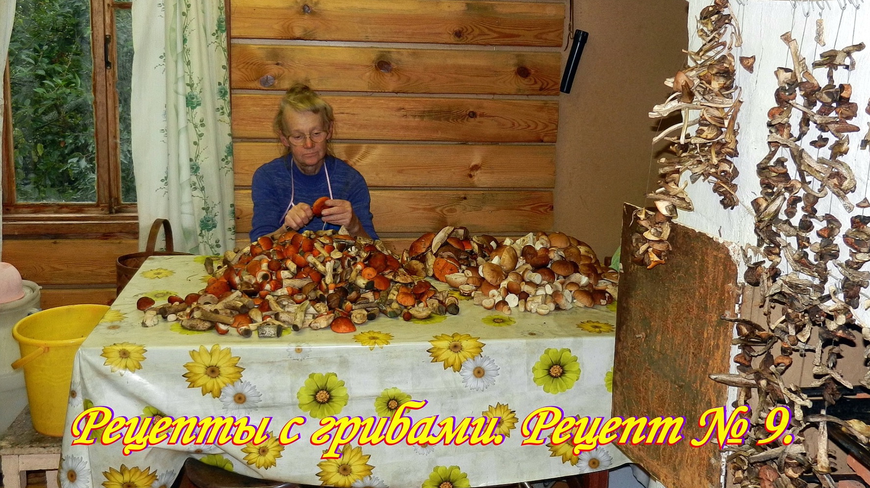 Грибы. Сушим грибы. Рецепты с грибами. Рецепт № 9.