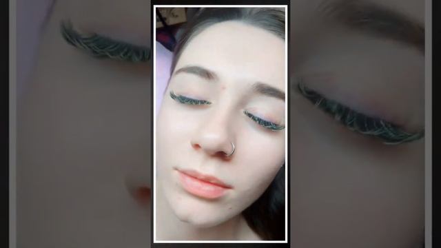 Наращивание Неоновыми цветными Ресницами смотреть онлайн