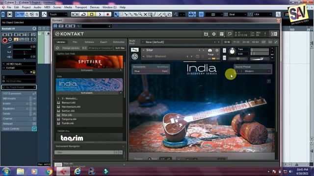 how to add library & kontakt Player setting Hindi |add library & kontakt Player हिंदी में जोड़ना सीख смотреть онлайн