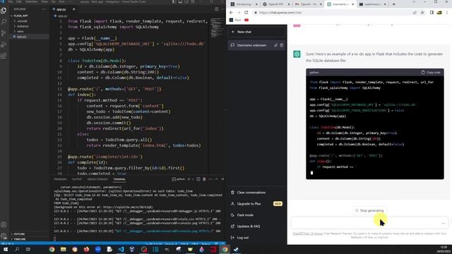Making a To Do App with Chatgpt in Flask смотреть онлайн