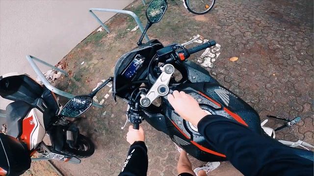 Обзор спортбайка Honda cbr 650, 2020 г. | спортбайк для дальников | звук стокового выхлопа смотреть онлайн