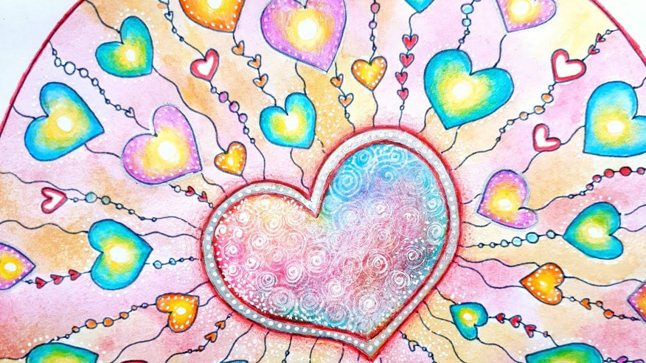 Рисуем Мандалу "Нежность" смотреть онлайн