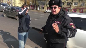 Воронеж. Затонированный инспектор отпустил всех нарушителей.