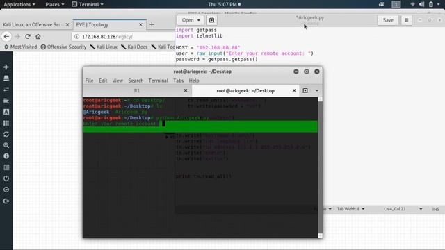 Network Automation for Network Engineers: Configure router with Python script ||Geekyleaks Network| смотреть онлайн
