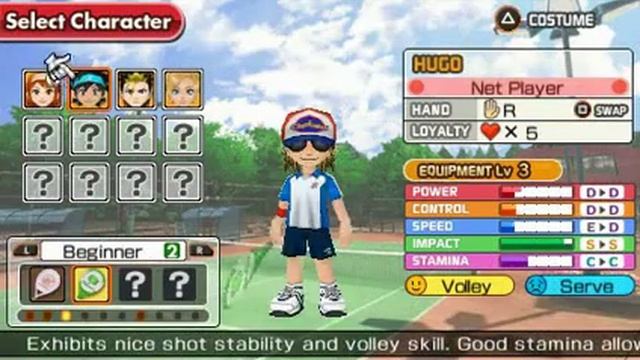 Hot Shots Tennis - Get a Grip PSP Gameplay 1 смотреть онлайн