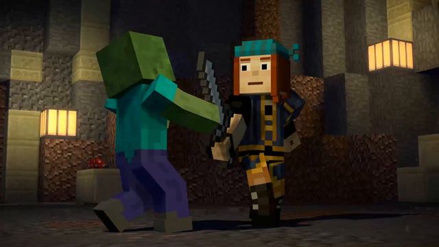 Minecraft: Story Mode - Season Two (E1) part 1 [HD 1080p 60fps gameplay] смотреть онлайн