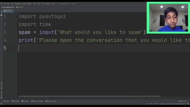 How To Code A Spam Bot With Python In Under 5 Minutes!! смотреть онлайн