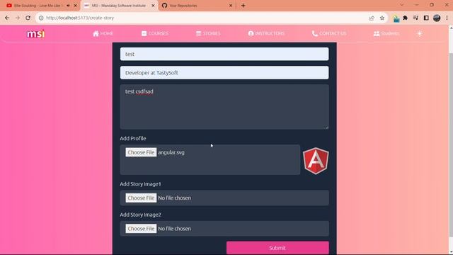 Learning Website Using ReactJs and Node Js смотреть онлайн